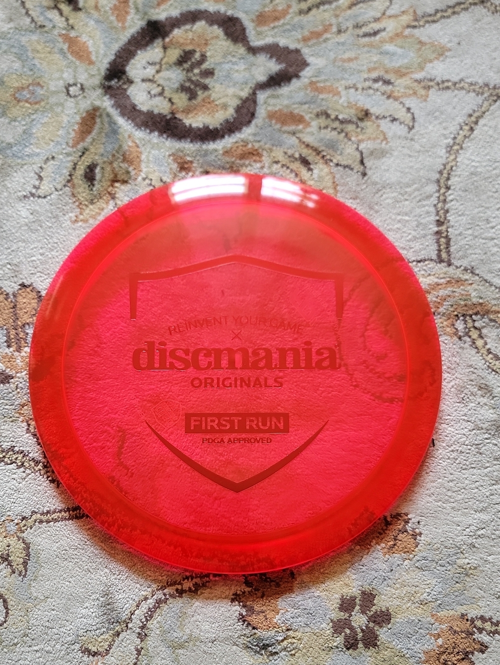 NEW Discmania FD1 First Run Red Disc Golf Driver 173 GRAMS